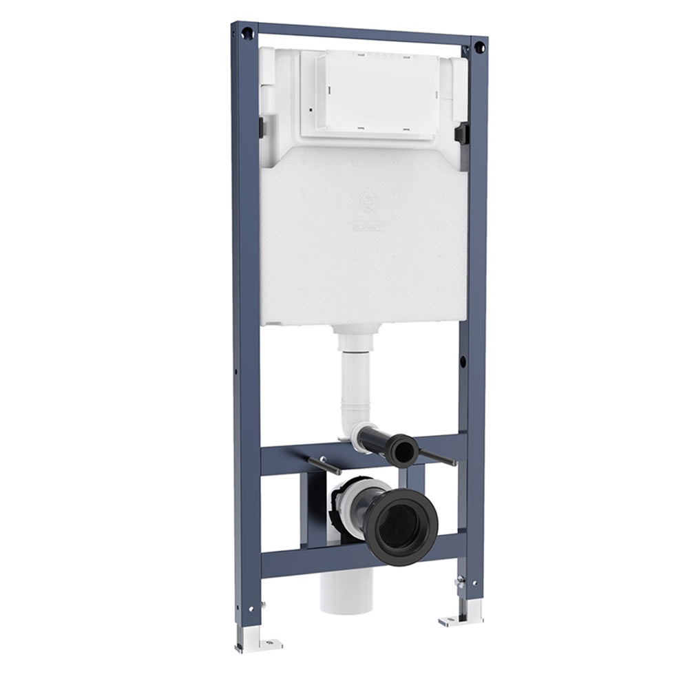 Burlington 1120mm Slim Depth Wall Hung WC Support Frame